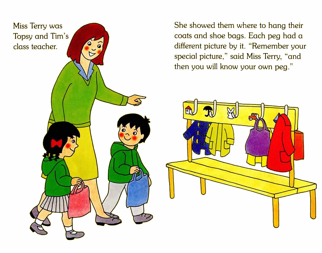 Ladybird - Topsy Tim Books - Start School (05),绘本,绘本故事,绘本阅读,故事书,童书,图画书,课外阅读